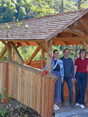 Brücke als Geschenk der Ortsgemeinde Berneck